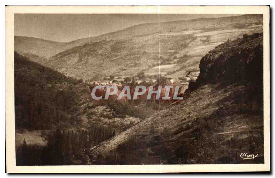 Village en vallée — vue panoramique — Cimy, éditeur inconnu